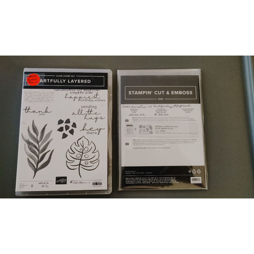Stampin' Up! Artfully Layered + Cut & Emboss Dies